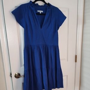 ANTONIO MELANI Royal Blue Midi Dress